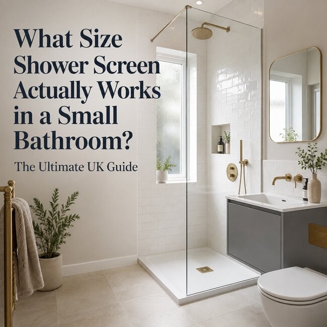 What Size Shower Screen Actually Works in a Small Bathroom? UK Size Guide