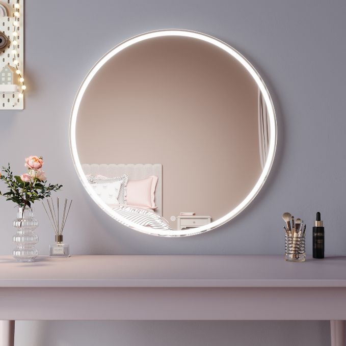ELEGANT 800mm Round Mirror with Lights & Touch Control