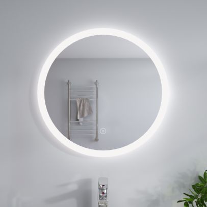 ELEGANT New Round LED ILLUMINATED Bathroom Mirror Make Up Light Smart Touch Control