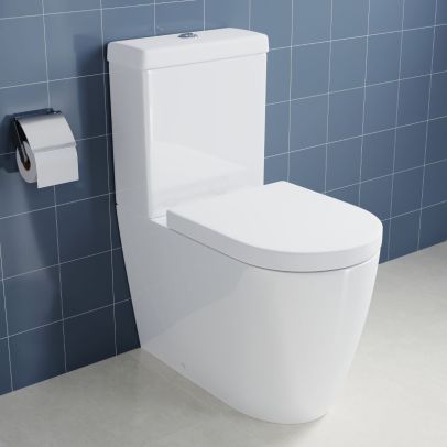 ELEGANT Close Coupled Toilet with Soft Close Seat and Cistern