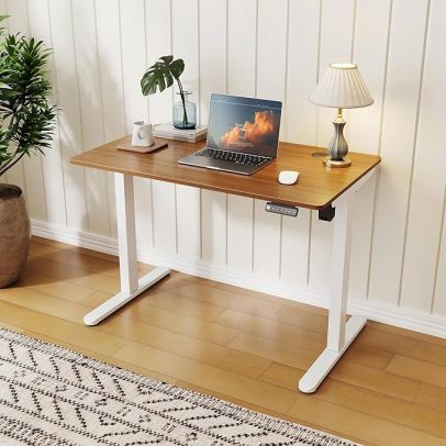Electric Standing Desk 100x60cm EELT002W+ETT1060DW