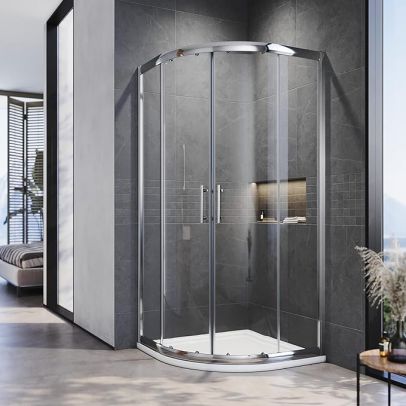 ELEGANT 900X900mm Quadrant Enclosure - 6mm Easy Clean Glass Shower Enclosure