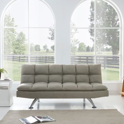 ELEGANT Gray Color Folding Sofa Bed