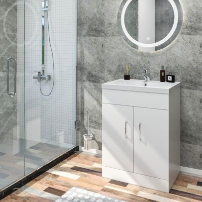 ELEGANT Premium Quality Vanity Sink Unit with Ceramic Basin