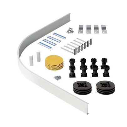 ELEGANT Easy Plumb Shower Tray Riser Kit Plinth Adjustable Feet Legs for quad Shower Enclosure