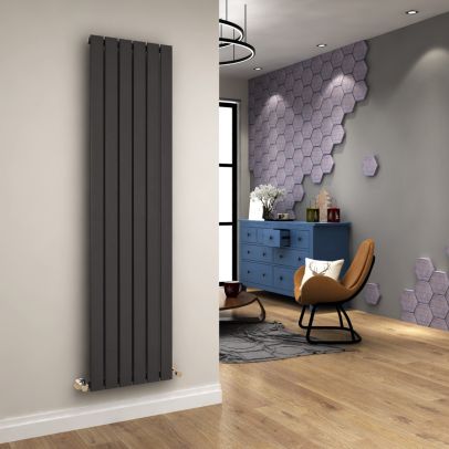 ELEGANT 1800 x452mm Vertical Designer Radiator Column Tall Upright Central Heating Radiators