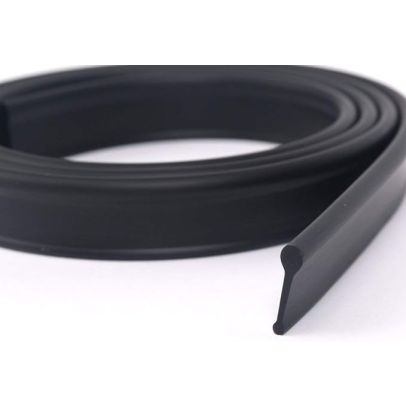 ELEGANT Black Rubber Shower Door Seal for Folding Bath Screen 1200mm