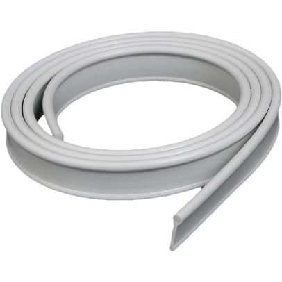 ELEGANT Grey Soft Rubber Shower Door Seal for Folding Bath Screen 1200mm