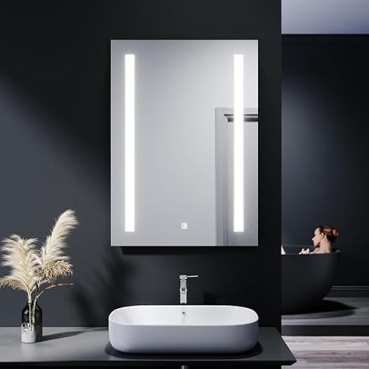 500x700mm LED Illuminated Mirror with Touch Sensor, Dimmer, Anti-Fog , TBM002S-1