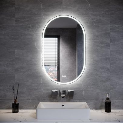 800x500mm Oval Mirror YBMB0802-UKEA