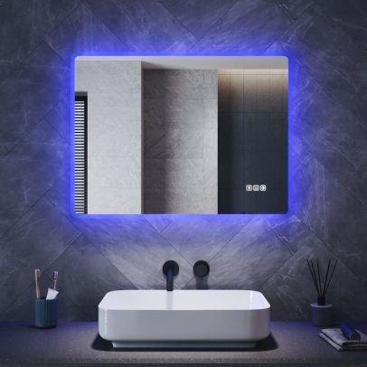 800 x 600mm LED Bluetooth Mirror YBMB1202-UKEA
