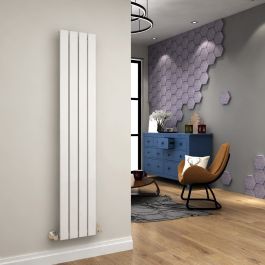 ELEGANT 1800 X 608 Mm White Vertical Column Rads Single Flat Panel - View #10