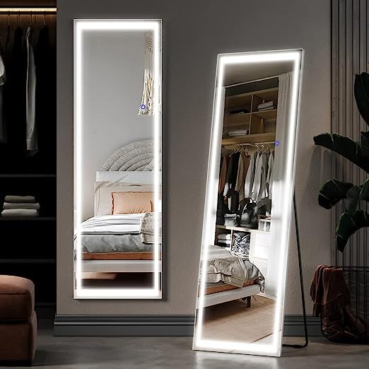 Body mirror with lights discount