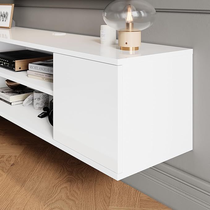 Floating storage cabinet discount