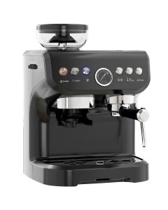 Coffee Machine, with Adjustable Grind, Steamer and Accessories