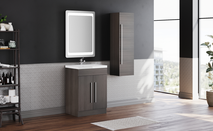 An Elegant Free-Standing Vanity Units To Highlight | Elegant Showers