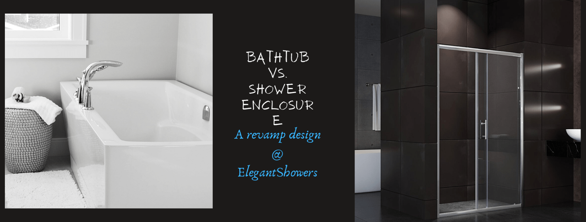 Bathtub Vs Shower Enclosure - Elegant Showers