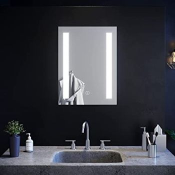 Vertical Led Bathroom Mirror - Led Vertical Sides Illuminated Mirror
