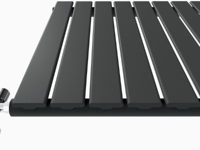 Elegant Anthracite Flat Panel Radiator - Elegant Showers