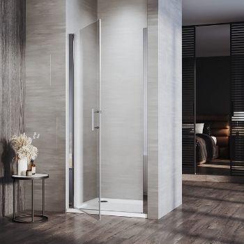 Pivot Frameless Doors - Frameless Pivot Door Shower Enclosure