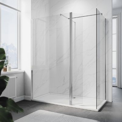 Clear Walk-In Shower Enclosures 