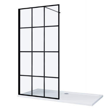 Black Walk-In Screens