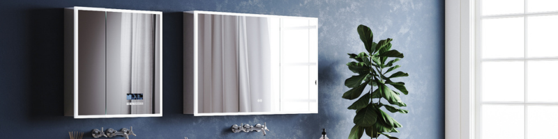 Led Bathroom Mirrors & Cabinets
