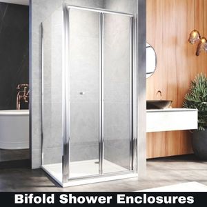 Bi Fold Enclosures - Quality Bi Fold Shower Enclosure - Large Family Bathroom